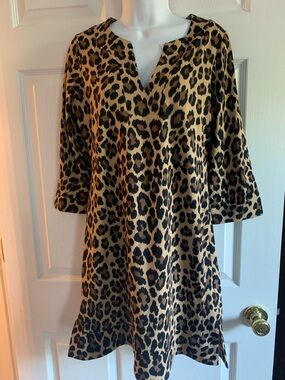Jude Connally Leopard Print Kerry Dress